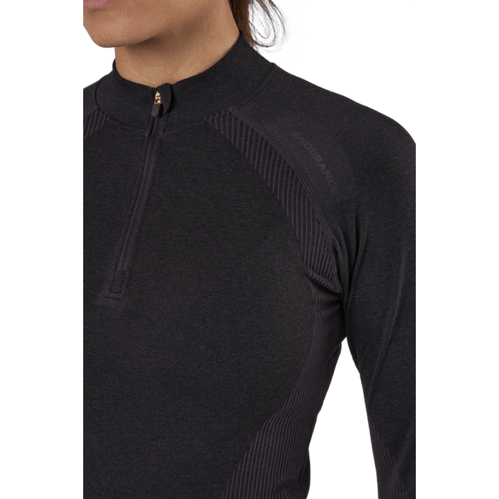 Halen W Seamless Midlayer Black Bean