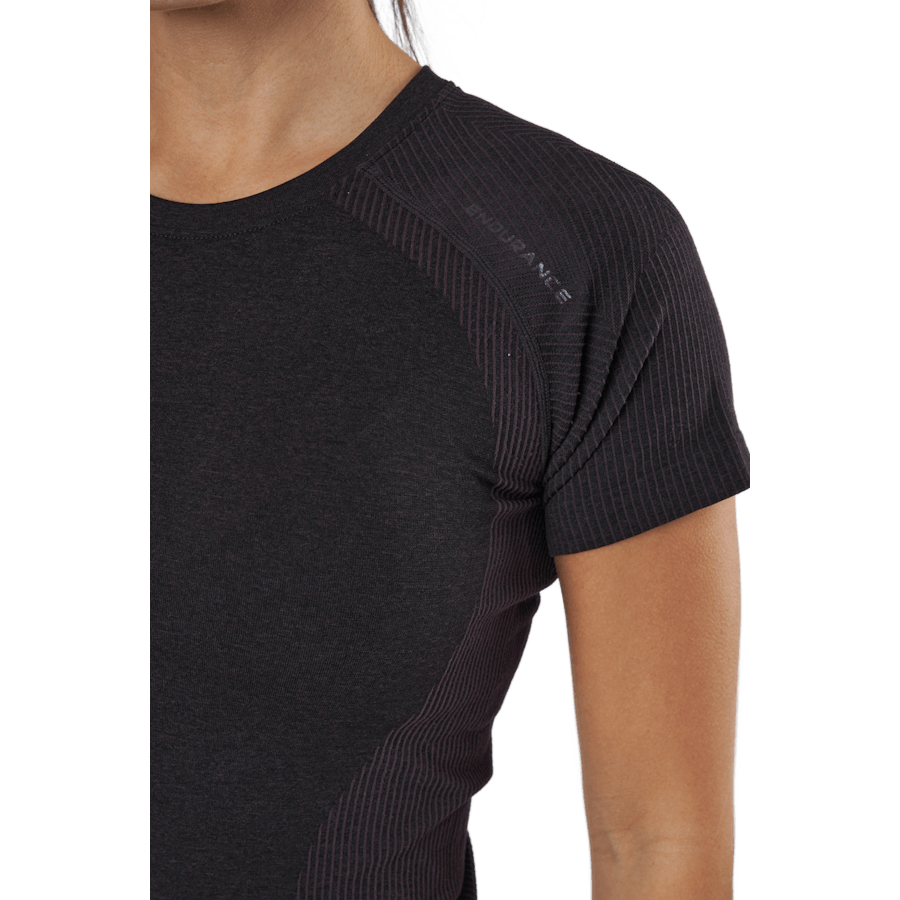 Halen W Seamless S/s Tee Black Bean