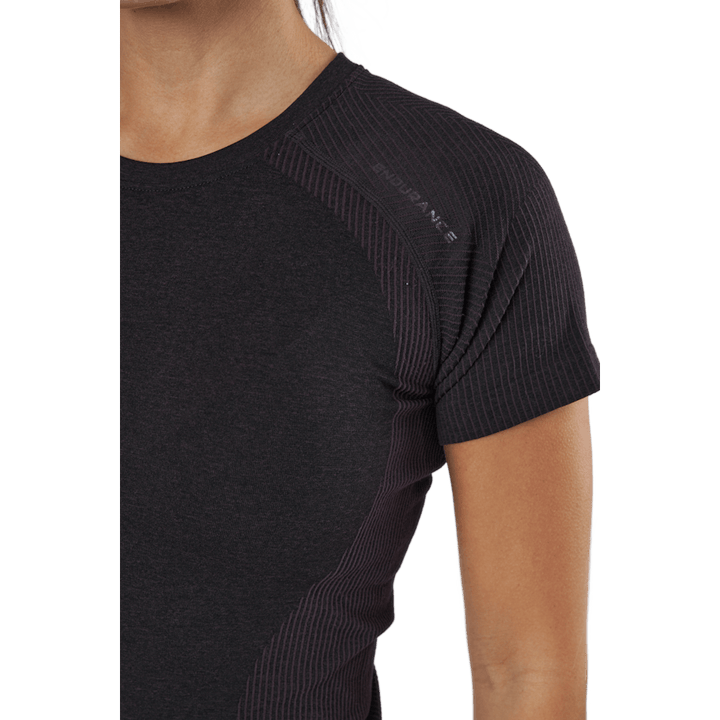 Halen W Seamless S/s Tee Black Bean