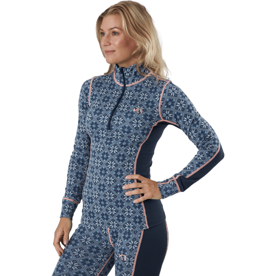 Rose Half-Zip skjorta Sail