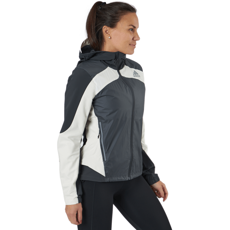 Adidas Marathon Jacket Ocean P.Blue Women Grey Six / Wonder White