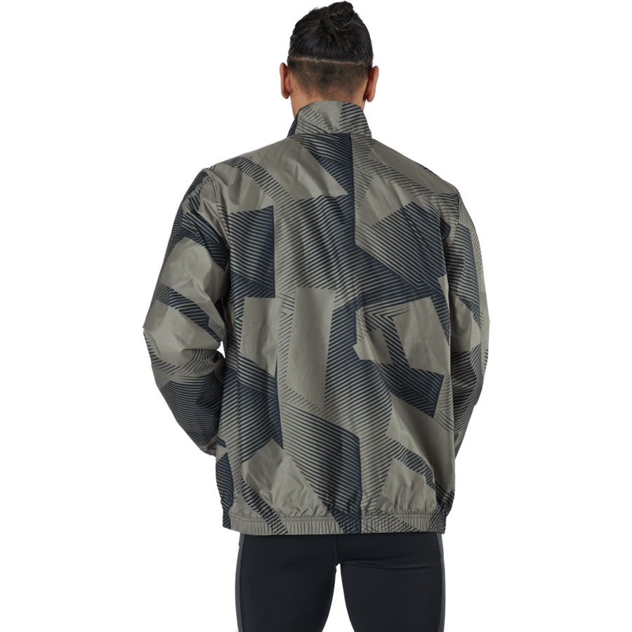 Sportovní oblečení Three Bar Graphics Track Jacket Multicolor / Orbit Green / Carbon