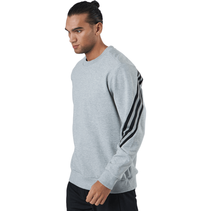 Sportswear Future Icons Three Stripes Crew Medio Grigio Heather