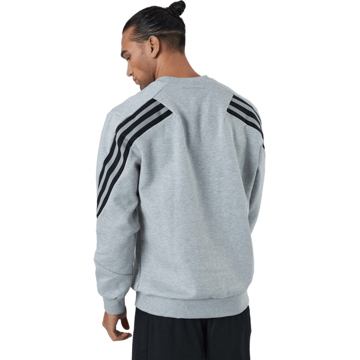 Sportswear Future Icons Three Stripes Crew Medio Grigio Heather