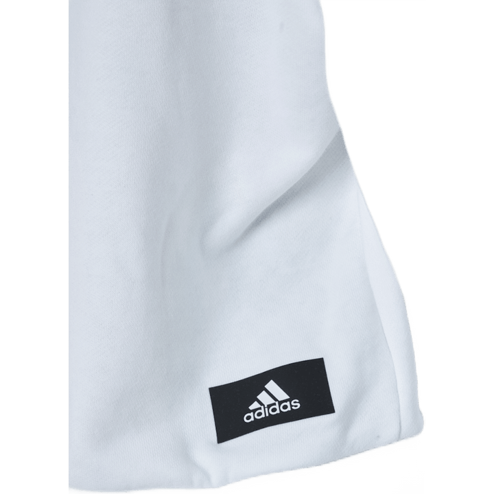 Adidas Sportswear Three Bar Hoodie White
