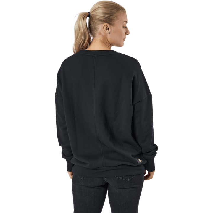 Adidas Sportswear Three Bar Sweatshirt Black