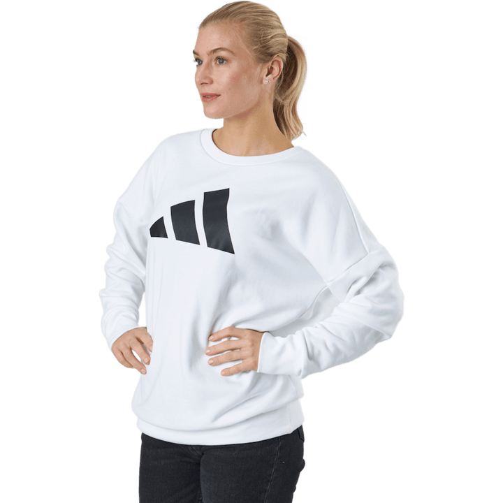 Adidas Sportswear mikina Three Bar White