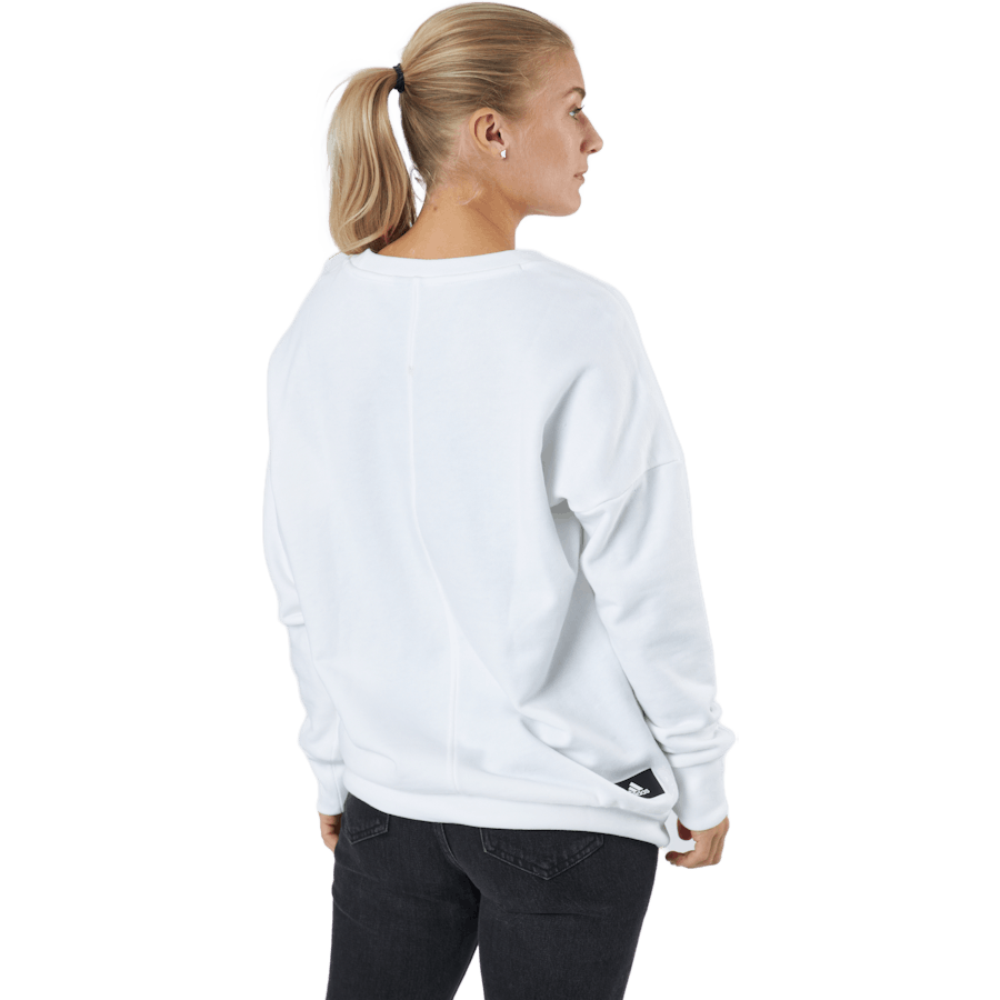 Adidas Sportswear mikina Three Bar White