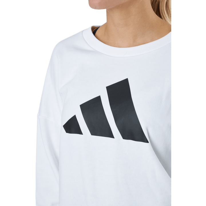 Adidas Sportswear mikina Three Bar White