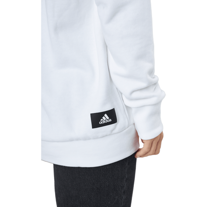 Adidas Sportswear mikina Three Bar White
