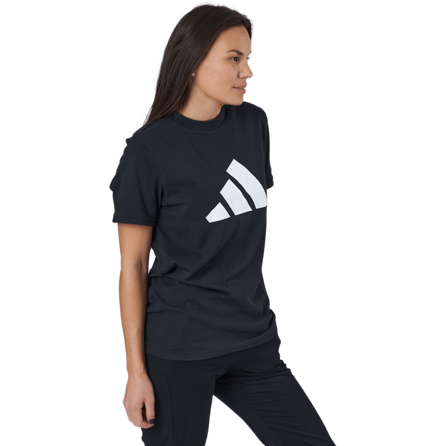 Adidas Sportswear Three Bar T-Shirt Black