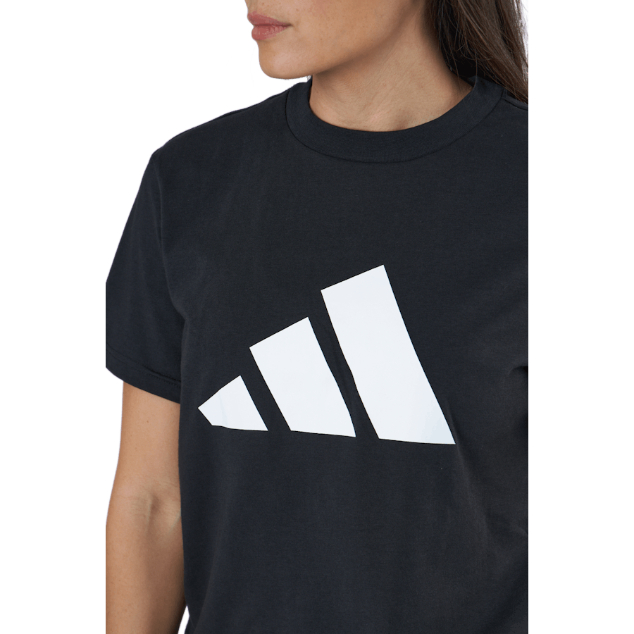 Adidas Sportswear Three Bar T-Shirt Black