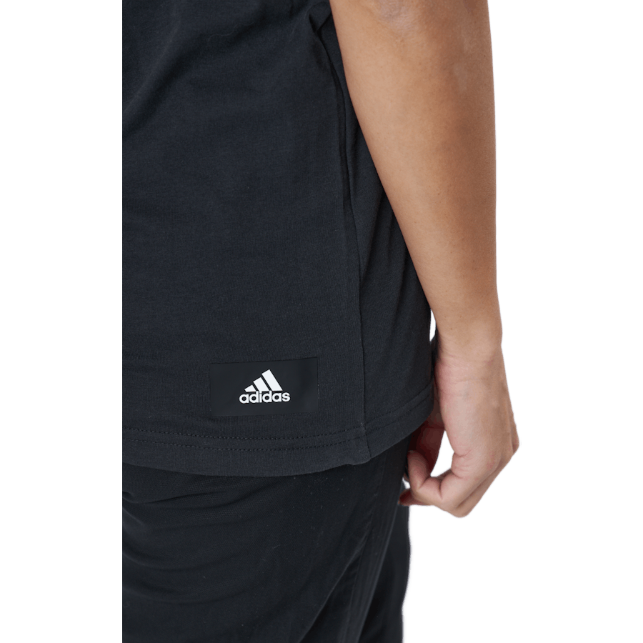 Adidas Sportswear Three Bar T-Shirt Black