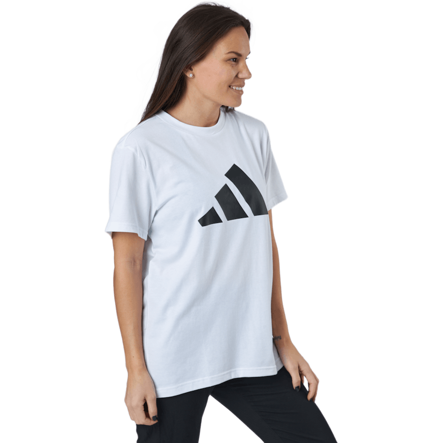 T-shirt Adidas Sportswear à trois barres blanc