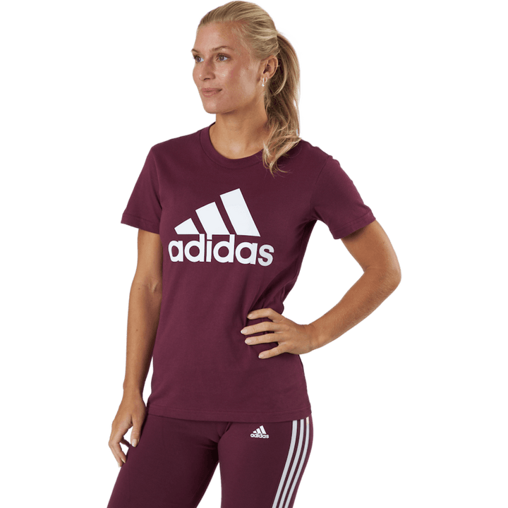 Essentials Regular T-Shirt Victory Crimson / White
