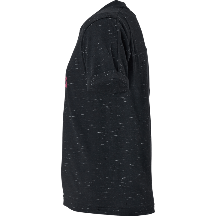 Tüdrukud Bos Tee Black Melange / Team Real Magenta