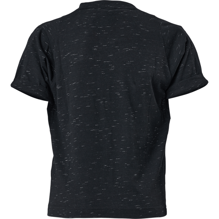 Tüdrukud Bos Tee Black Melange / Team Real Magenta