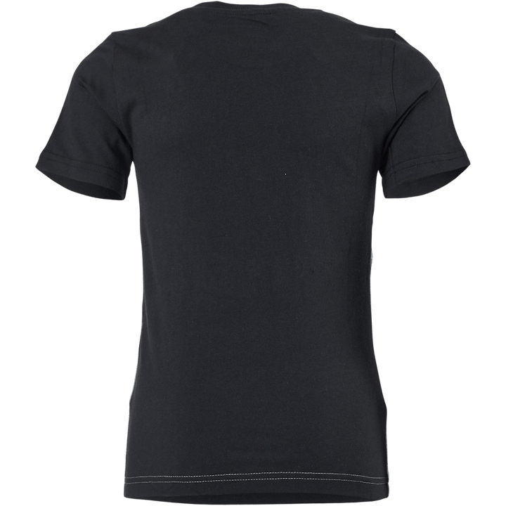 T-shirt Adidas Essentials Colorblock pour garçon, noir/gris moyen chiné/blanc