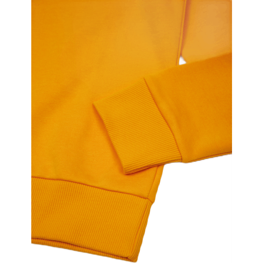 Adidas Jungen Essentials Big Logo Sweatshirt Semi Solar Gold / Collegiate Green