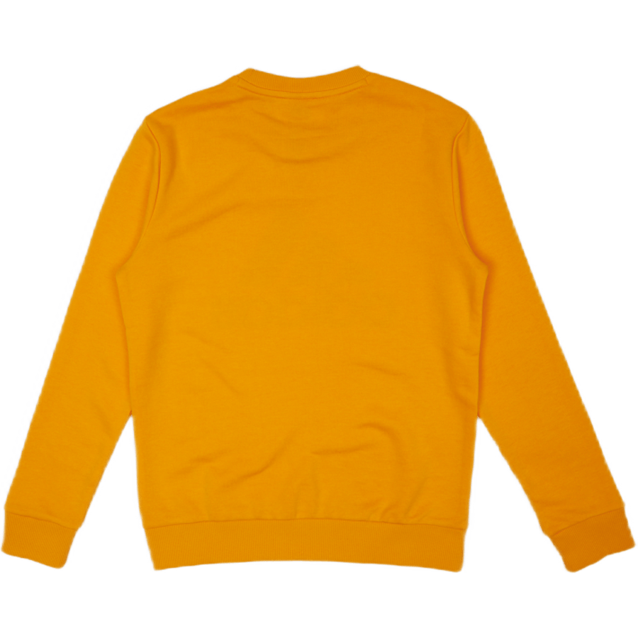 Adidas Jungen Essentials Big Logo Sweatshirt Semi Solar Gold / Collegiate Green