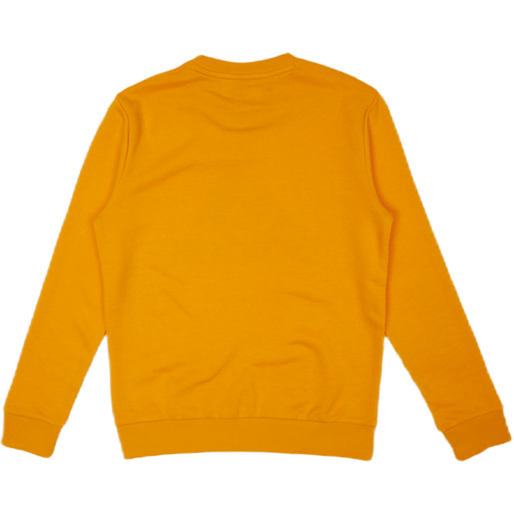 Adidas Jungen Essentials Big Logo Sweatshirt Semi Solar Gold / Collegiate Green