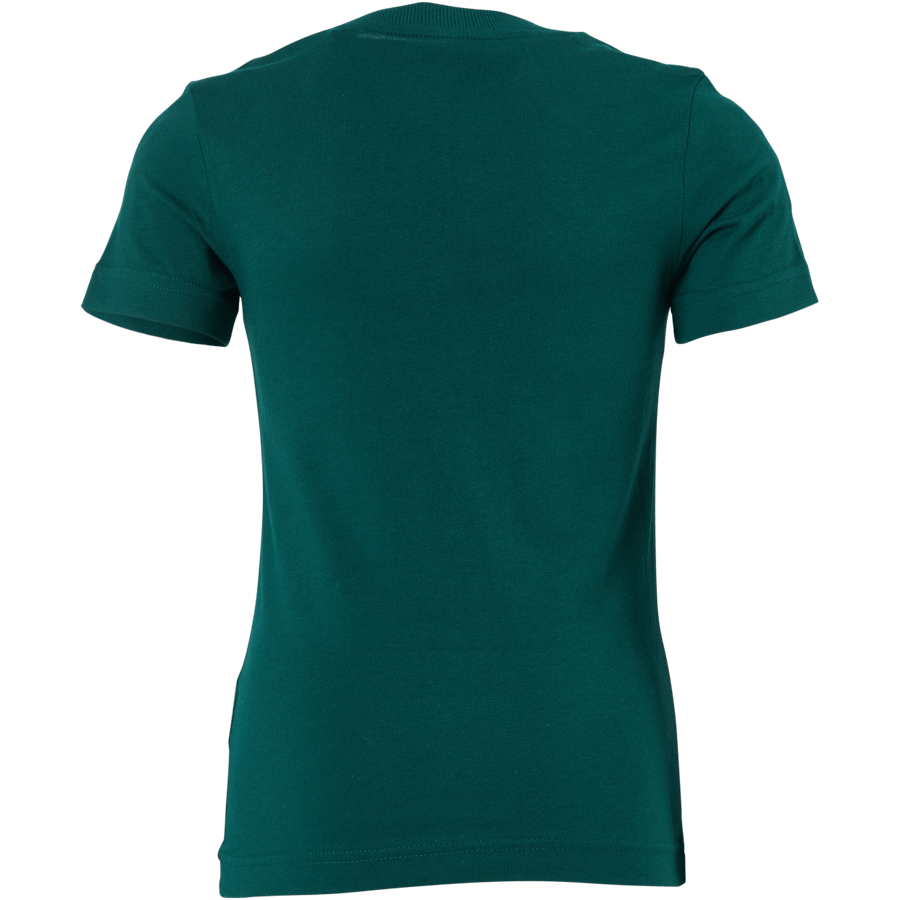 T-shirt Adidas Essentials Big Logo pour garçon, vert universitaire / or semi-solaire