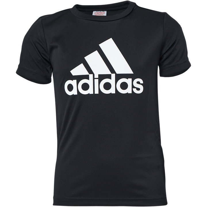 Adidas Boys D2M Big Logo T-Shirt Black / White
