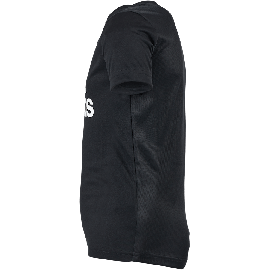 Adidas Boys D2M Big Logo T-Shirt Black / White