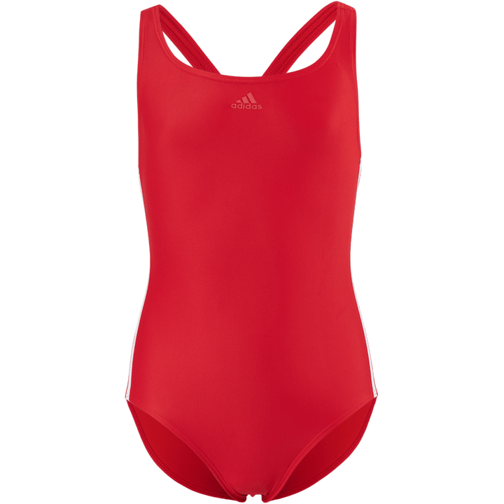 Athly V 3 prúžky Plavky Dievčatá Živo červená / biela