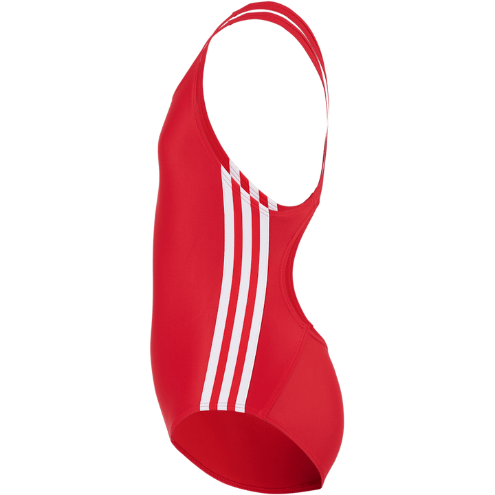 Athly V 3 prúžky Plavky Dievčatá Živo červená / biela