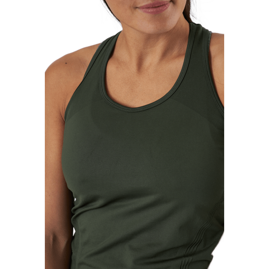Hatha Seamless Tank Top Green