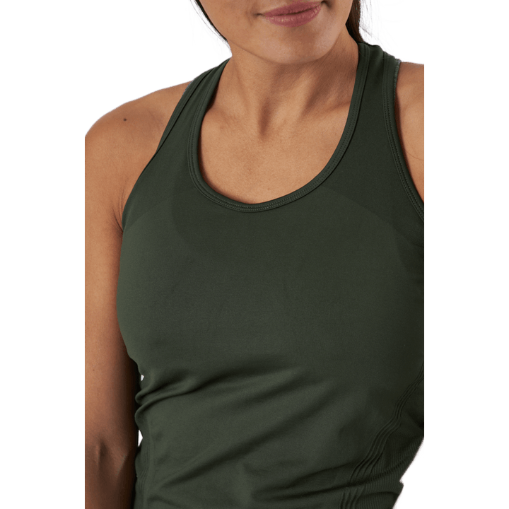 Hatha Seamless Tank Top Green