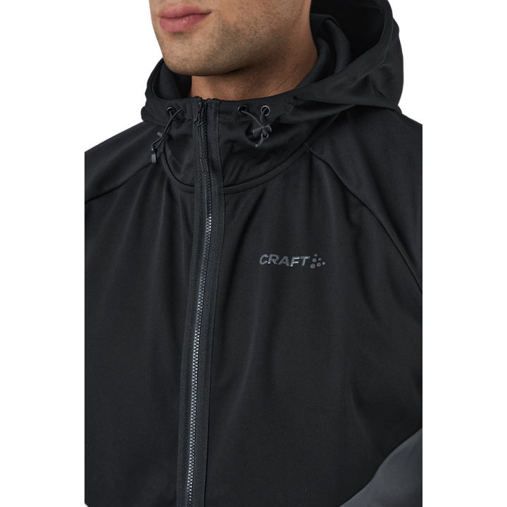 Veste à capuche Glide Hood M Noir-granit