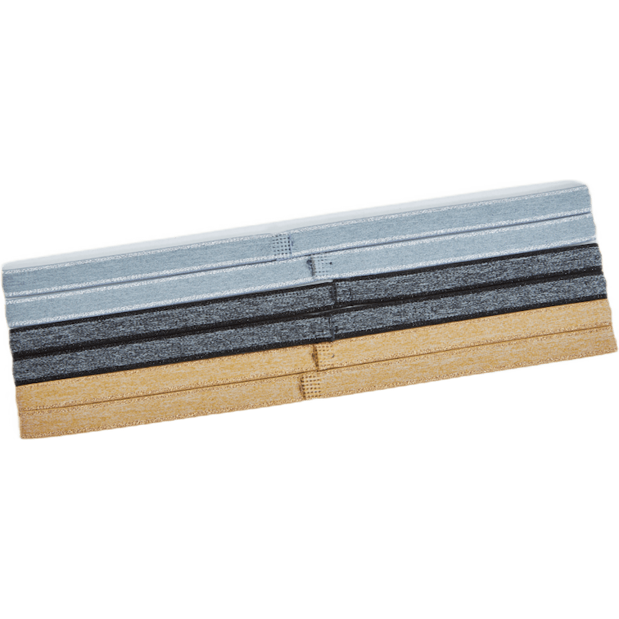 Nike Swoosh Sport Headbands 6  Wolf Grey/black/club Gold/meta
