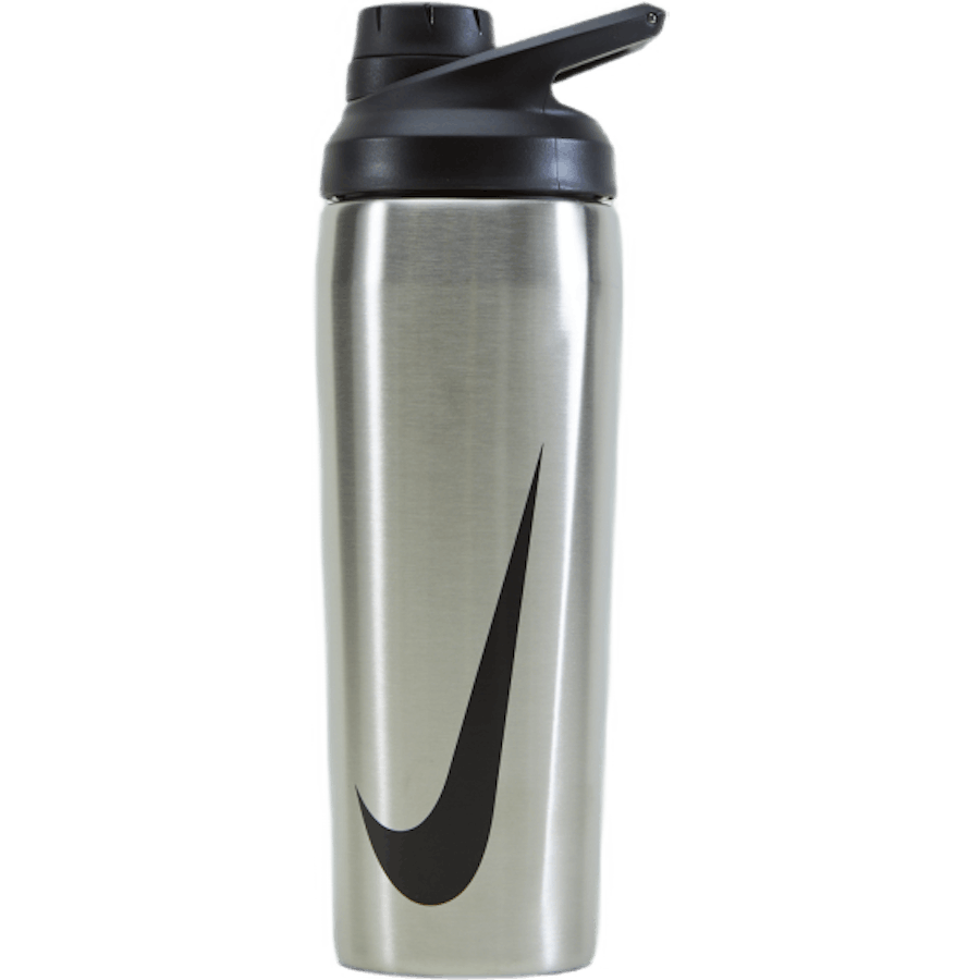Nike Ss Hypercharge Chug Bottl Brushed Stainless Steel/black/
