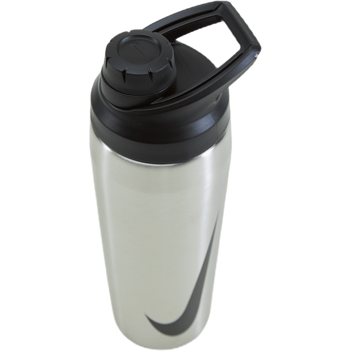 Nike Ss Hypercharge Chug Bottl Brushed Stainless Steel/black/