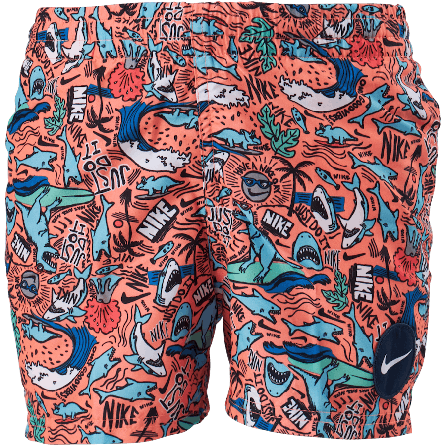 Nike Shark Party 4" Volley Sho Bright Mango