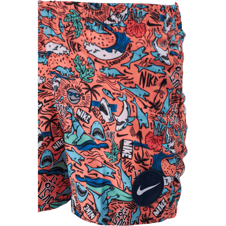 Nike Shark Party 4" Volley Sho Bright Mango
