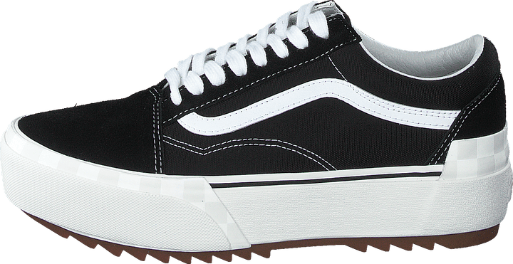 Ua Old Skool Stacked (suedecanvas)blkblncdblnc