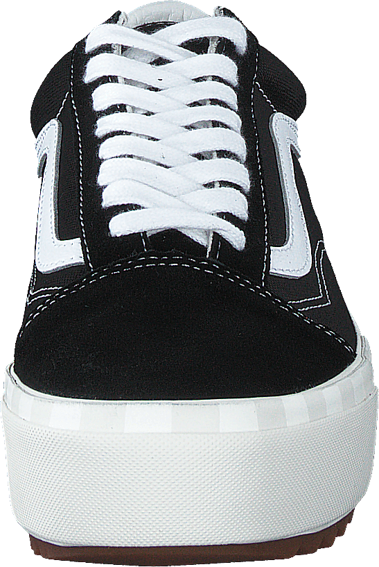 Ua Old Skool Stacked (suedecanvas)blkblncdblnc
