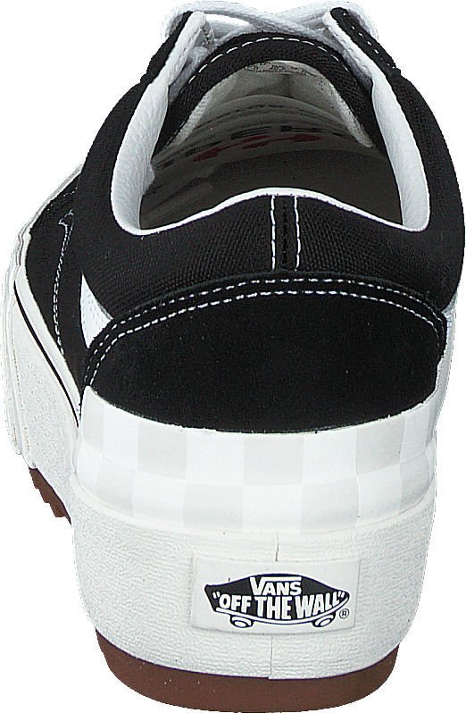 Ua Old Skool Stacked (suedecanvas)blkblncdblnc