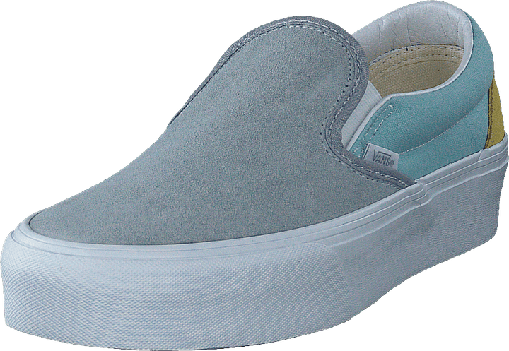 Ua Classic Slip-on Platform (color Block)pastel/trwht