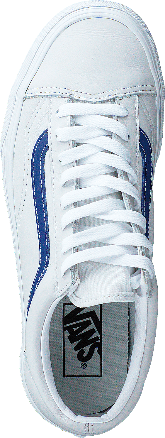 Ua Style 36 (leather Pop)tr Bl/tr Wht