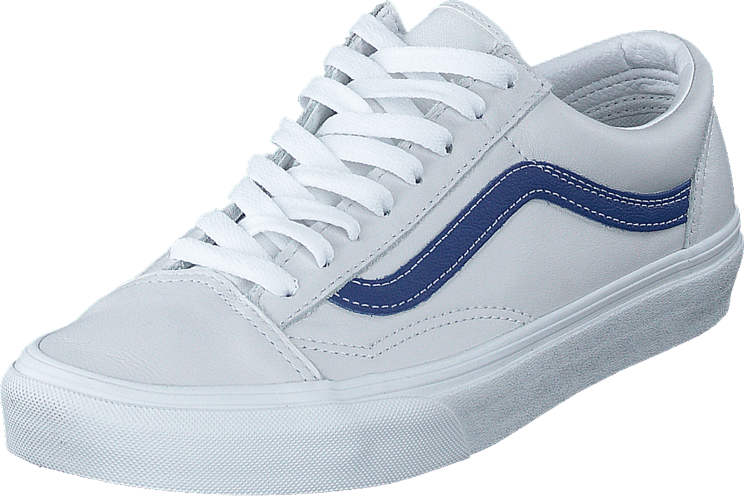Ua Style 36 (leather Pop)tr Bl/tr Wht