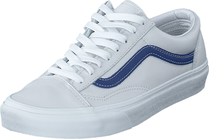 Ua Style 36 (leather Pop)tr Bl/tr Wht