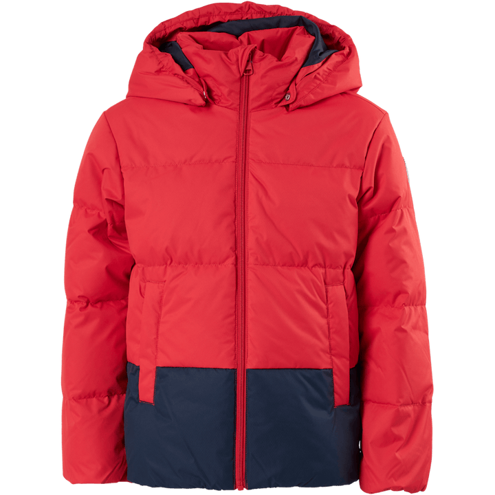 Down jacket Teisko Tomato red