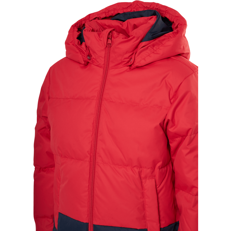 Down jacket Teisko Tomato red