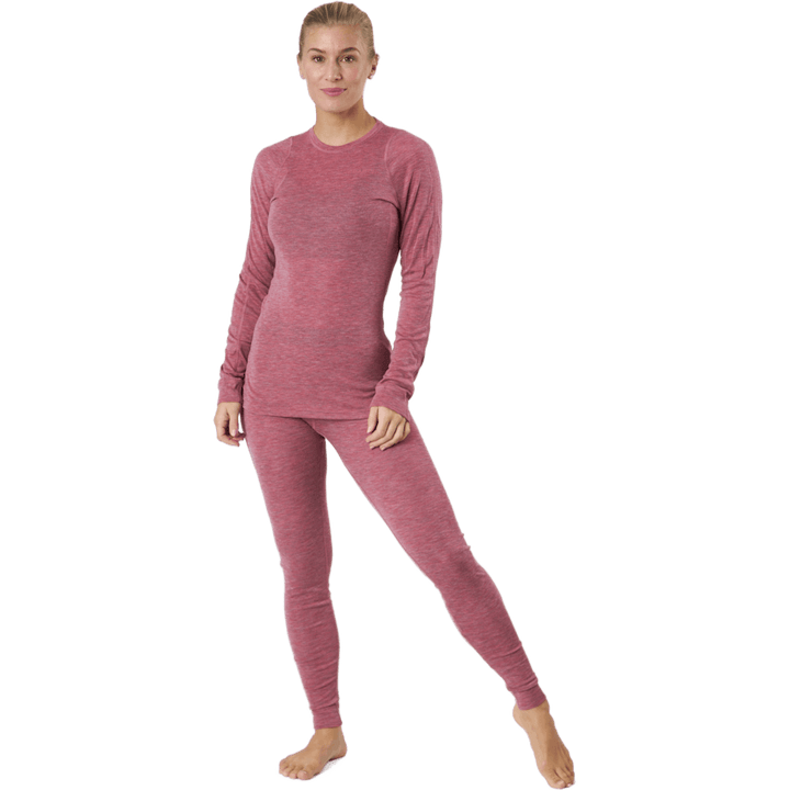 Core Wool Merino Set W Rose-melange