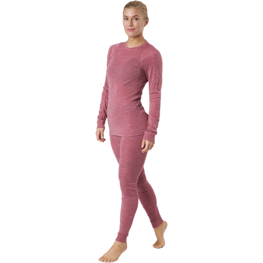 Core Wool Merino Set W Rose-melange