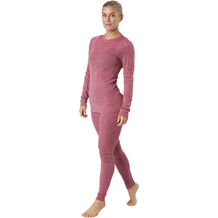 Core Wool Merino Set W Rose-melange